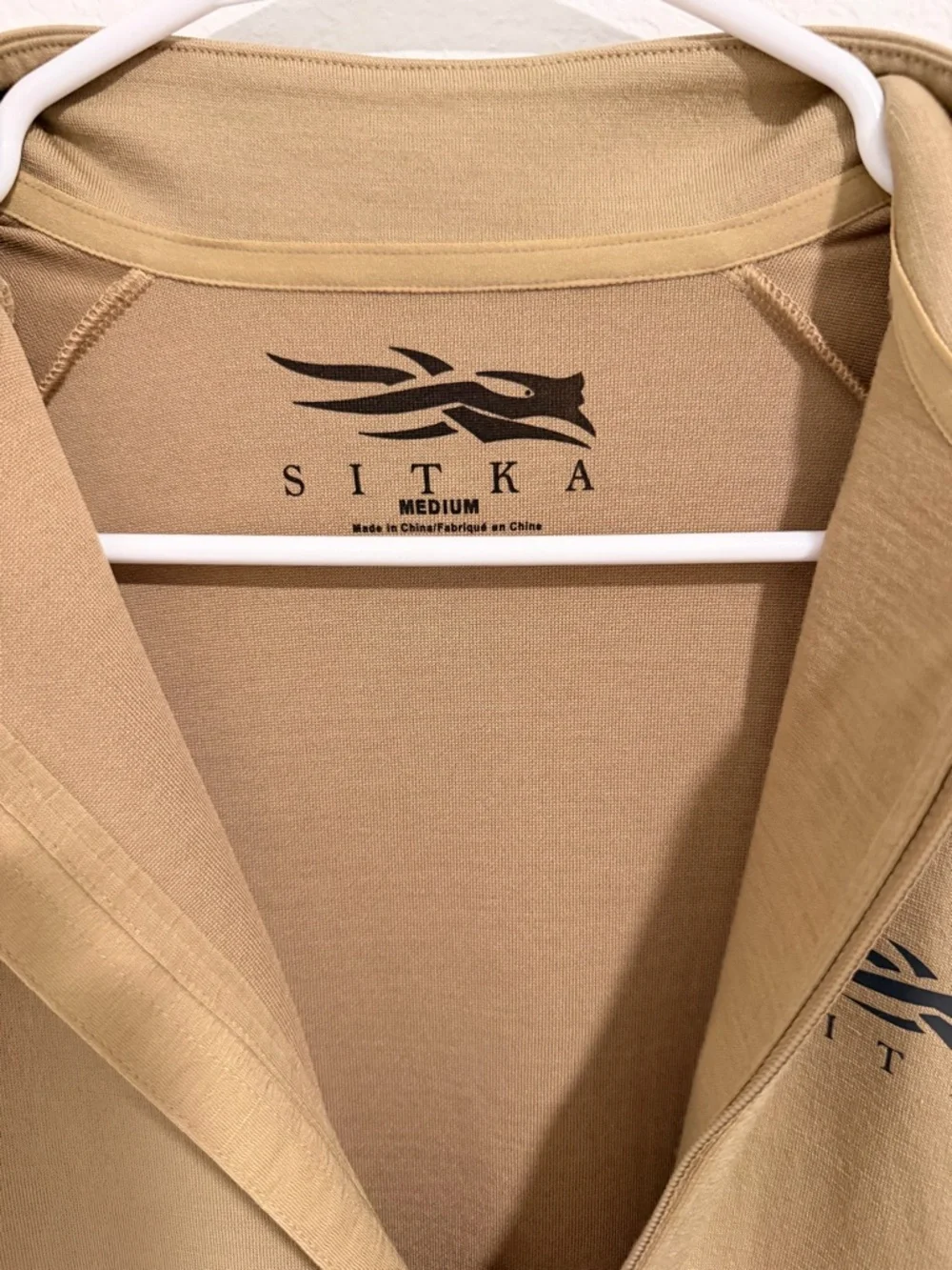 Sitka Men's Lightweight Pullover Shirt Jacket - Coyote Tan - Picture 3 of 3
